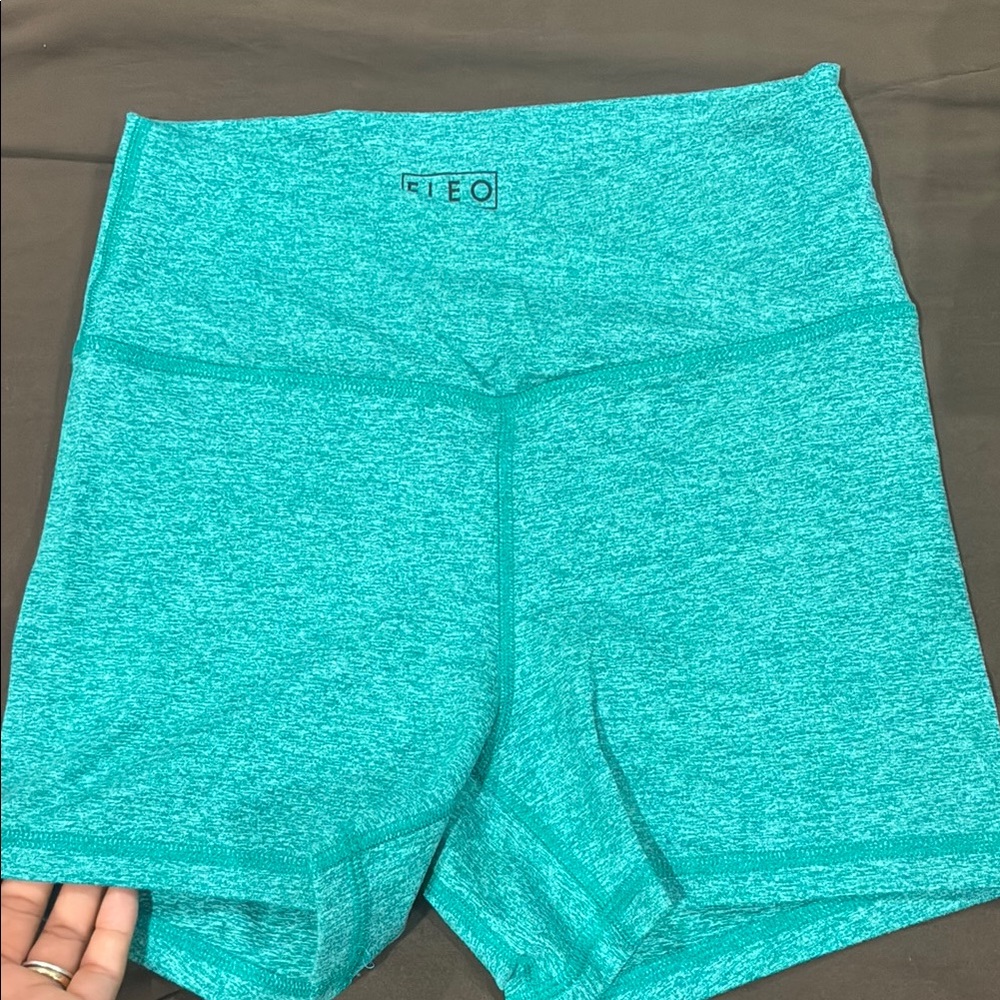 Fleo Women's Aqua Athletic Shorts